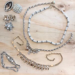 Rhinestone costume jewelry